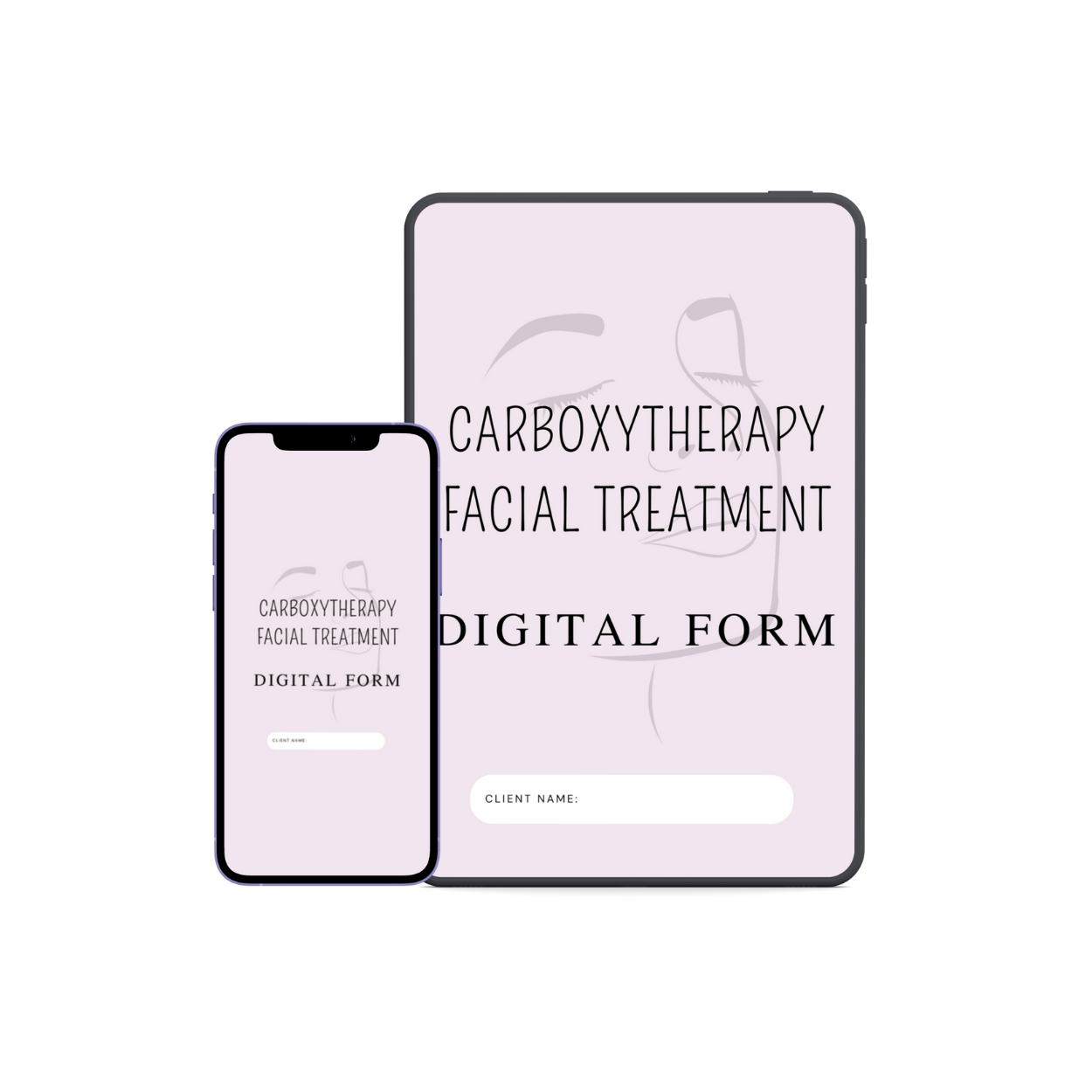 Carboxytherapy Facial Treatment Digital form