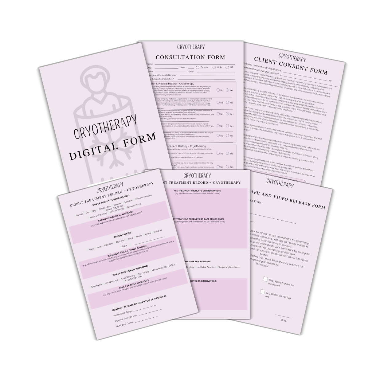 Cryotherapy Digital form