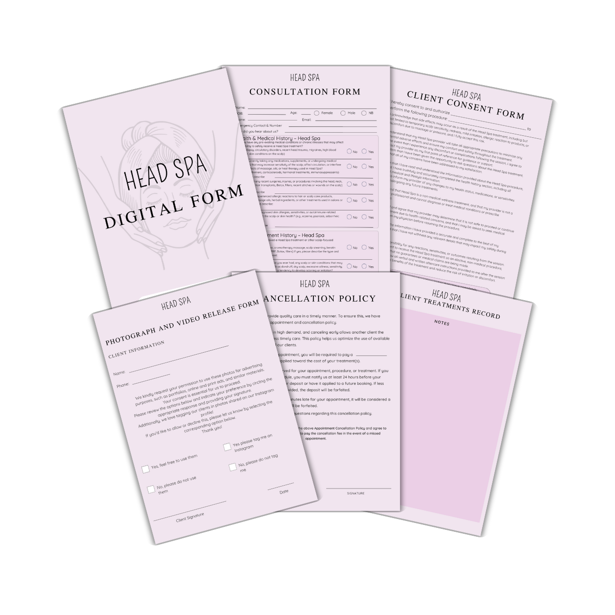 Head Spa Digital form