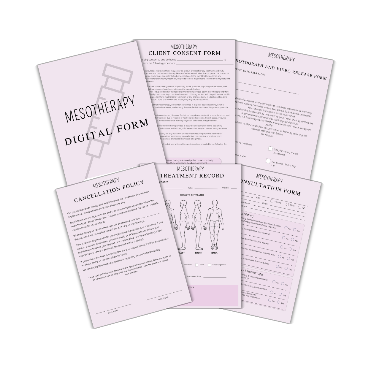 Mesotherapy Digital form