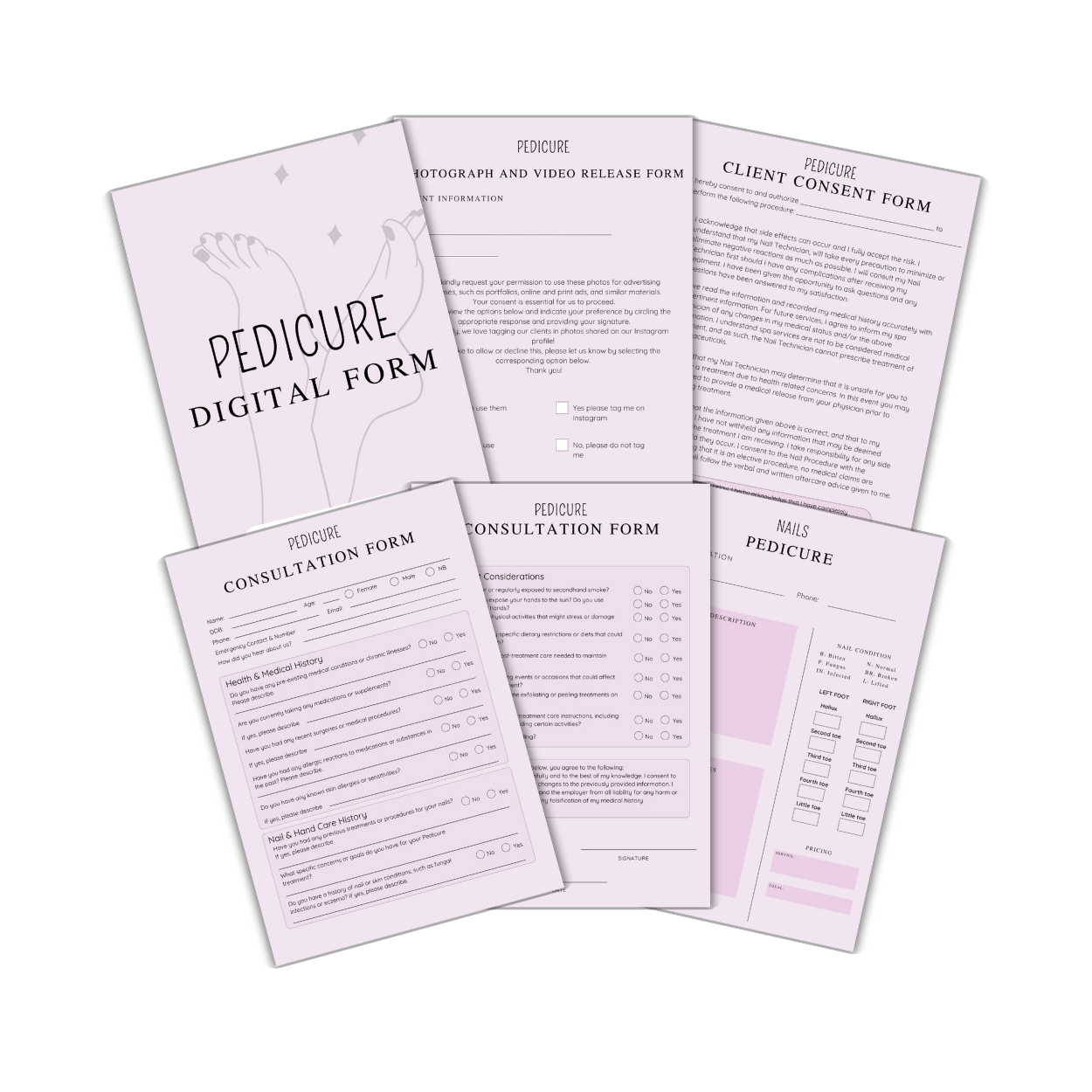 Pedicure Digital Form