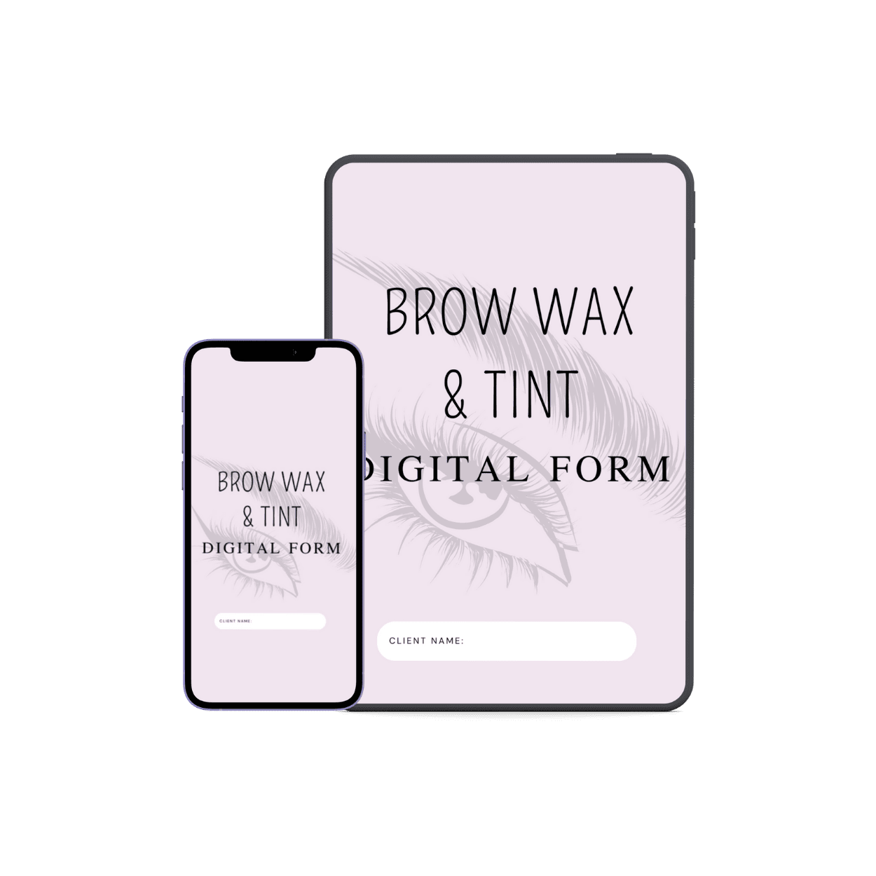 Brow Wax & Tint Digital form