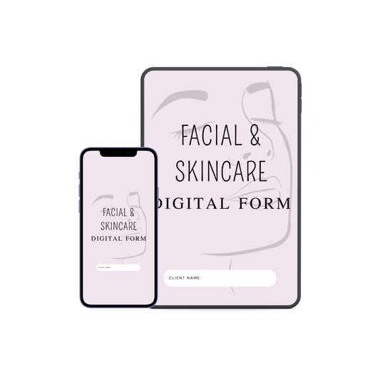 Facial & Skincare Digital form